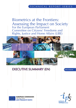 Biometrics at the Frontiers