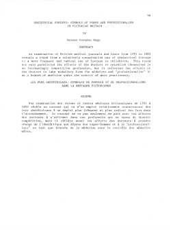 Obstetrical Forceps - Student Journals @ McMaster