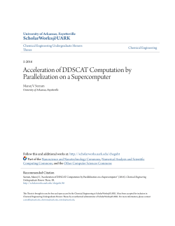 Acceleration of DDSCAT Computation by Parallelization on a