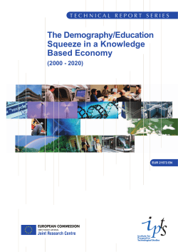 The Demography/Education Squeeze in a Knowledge Based