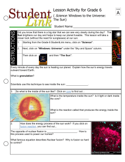 Lesson Activity for Grade 6