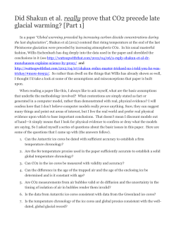 Did Shakun et al. really prove that CO2 precede late glacial