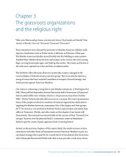 Chapter 3 The grassroots organizations and the religious right
