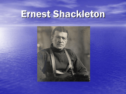 Ernest Shackleton - High Down Junior School