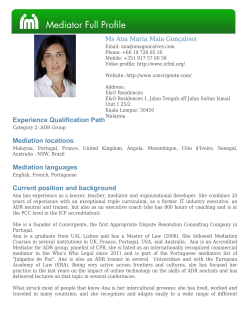 US Letter - International Mediation Institute