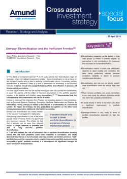 Page 1 Document for the exclusive attention of professional clients