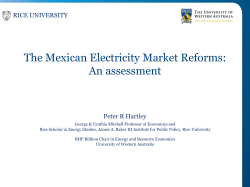 The Mexican Electricity Market Reforms: An assessment