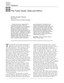 Tudor "Monster" Study of Orphans