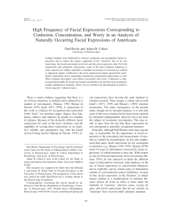 High Frequency of Facial Expressions Corresponding to Confusion