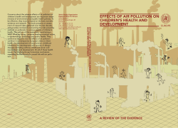 Effects of air pollution on children`s health and