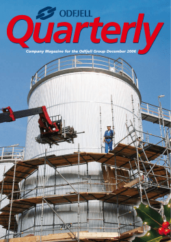 Company Magazine for the Odfjell Group December 2006