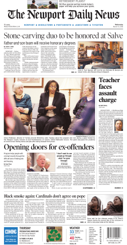 Newport Daily News - Turning Around Ministries