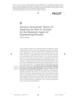Toward a Syncretistic Theory of Depiction (or How to
