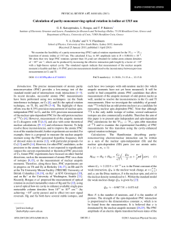 Calculation of parity-nonconserving optical rotation in iodine at 1315