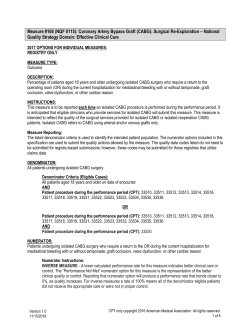 Measure Description (CMS)