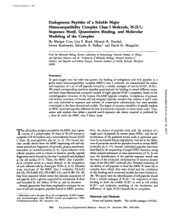 Sequence Motif, Quantitative Binding