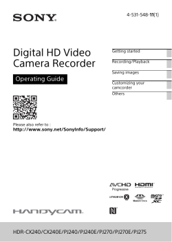 Digital HD Video Camera Recorder