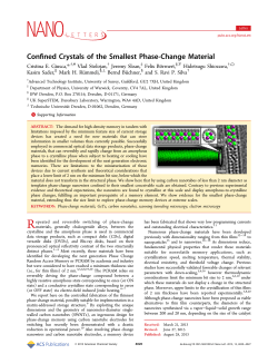 Confined Crystals of the Smallest Phase