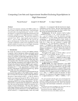 Computing Core-Sets and Approximate Smallest Enclosing