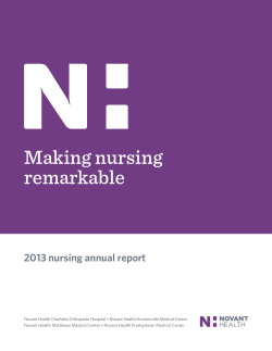 Making nursing remarkable