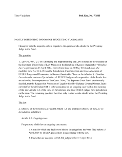 English - EULEX Kosovo