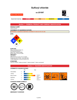 Sulfuryl chloride - Santa Cruz Biotechnology