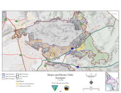 Desert Renewable Energy Conservation Plan Land Use Plan