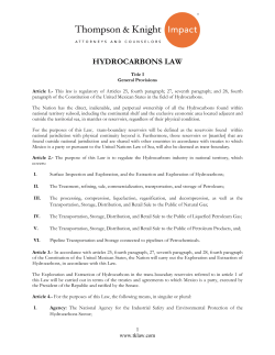 HYDROCARBONS LAW