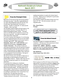 Rothwell-Osnabruck School March 2011