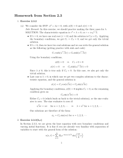 Homework from Section 2.3