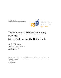 The Educational Bias in Commuting Patterns