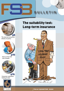 2009 FSB Bulletin Third Quarter