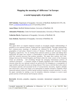 Mapping the meaning of `difference` in Europe: a social topography