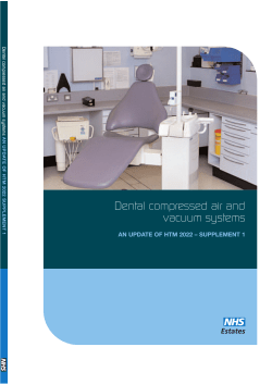 Dental compressed air and vacuum systems