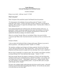 Futile Offerings - Pine Knoll Publications