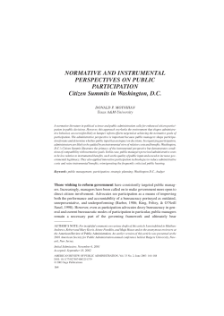 NORMATIVE AND INSTRUMENTAL