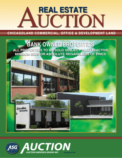 REAL ESTATE - Auction Services Group
