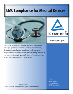 EMC Compliance for Medical Devices