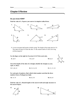 Geometry 2nd Semester Final Review Part 1