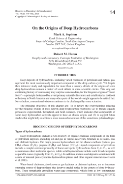 On the Origins of Deep Hydrocarbons