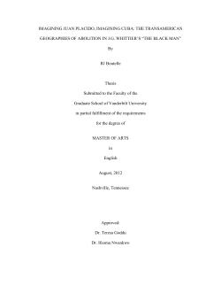 IMAGINING JUAN PLACIDO, IMAGINING CUBA