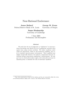Near-Rational Exuberance