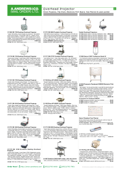 Overhead Projector
