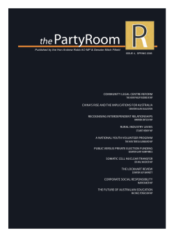the Partyroom - Senator Mitch Fifield