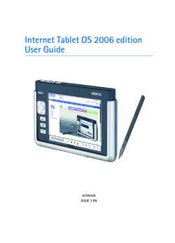 Nokia 770 Internet Tablet
