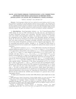 Back and Forth Error Compensation and Correction Methods for