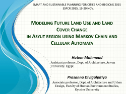 modeling future land use and land cover change in asyut region