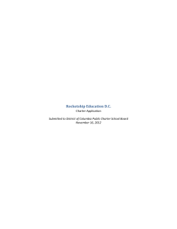 Rocketship Education DC - DC Public Charter School Board