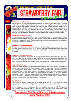 Strawberry Fair No.1 - Edwardstown Primary School