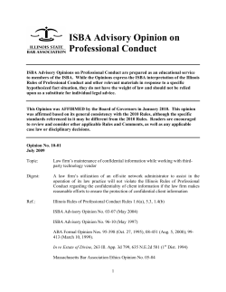 10-01 - Illinois State Bar Association